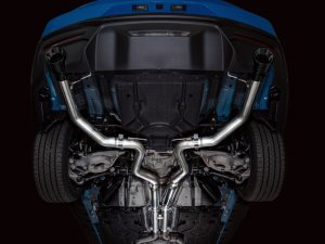 Ford Mustang Performance Exhaust - Rear - AWE Tuning - Cat Back Track Edition - Diamond Black - 2024+ Ford Mustang Performance Exhaust - Rear - AWE Tuning - Cat Back Track Edition - Diamond Black - 2024+